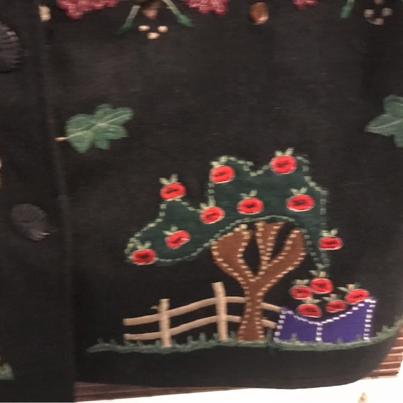 Halloween/Fall Wool Womens Wool Vest - Picture 3 of 9